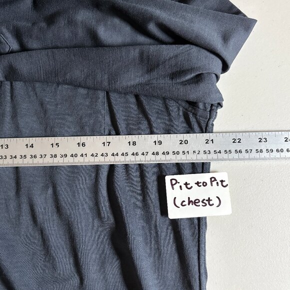 Unbound Merino 100% Wool Button Down Long Sleeve Shirt - Men's Size L - Gray - Picture 6 of 9